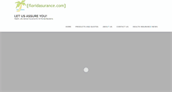 Desktop Screenshot of floridasurance.com
